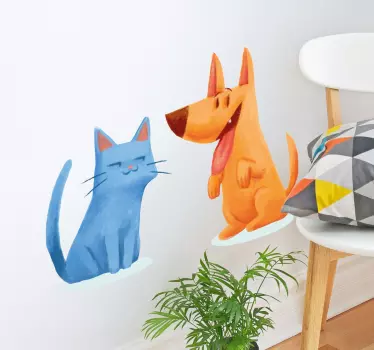 Vinilo mascotas mejores amigos - TenVinilo