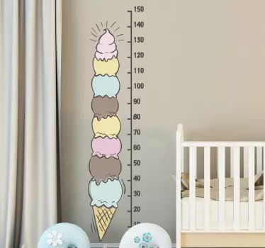 Vinilo medidor helado - TenVinilo