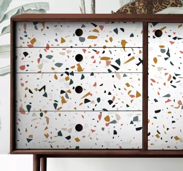 Vinilo mueble Patrón de textura abstracta - TenVinilo