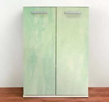 Vinilo mueble Textura abstracta verde y beige - TenVinilo