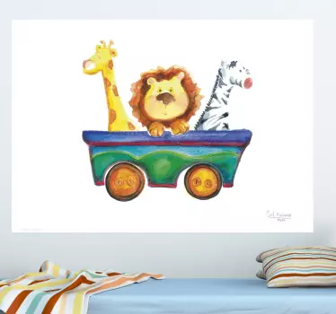 Vinilo para niños mini zoo Lol Malone - TenVinilo