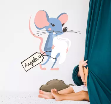 Vinilo personalizable ratoncito Pérez - TenVinilo