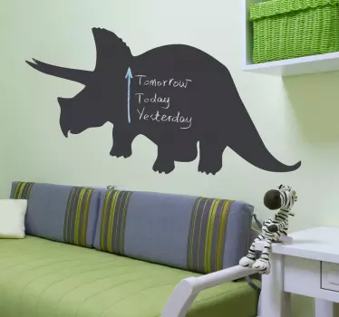 Vinilo pizarra dinosaurio - TenVinilo