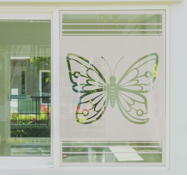 Vinilo ventana de mariposa - TenVinilo