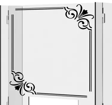 Vinilo ventana Frontera vintage - TenVinilo
