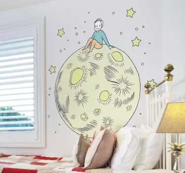 Vinilos para habitaciones infantiles luna - TenVinilo