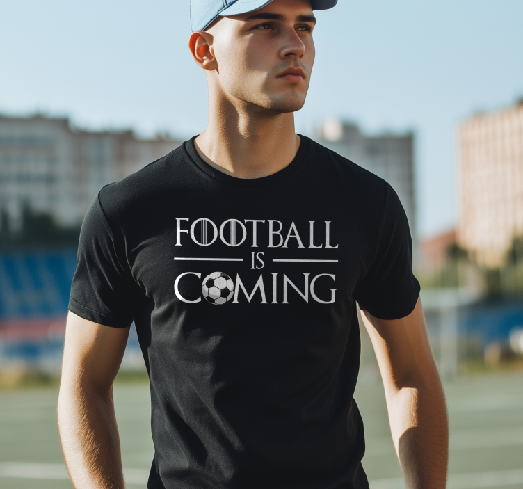 Camiseta el fútbol está llegando - TenVinilo