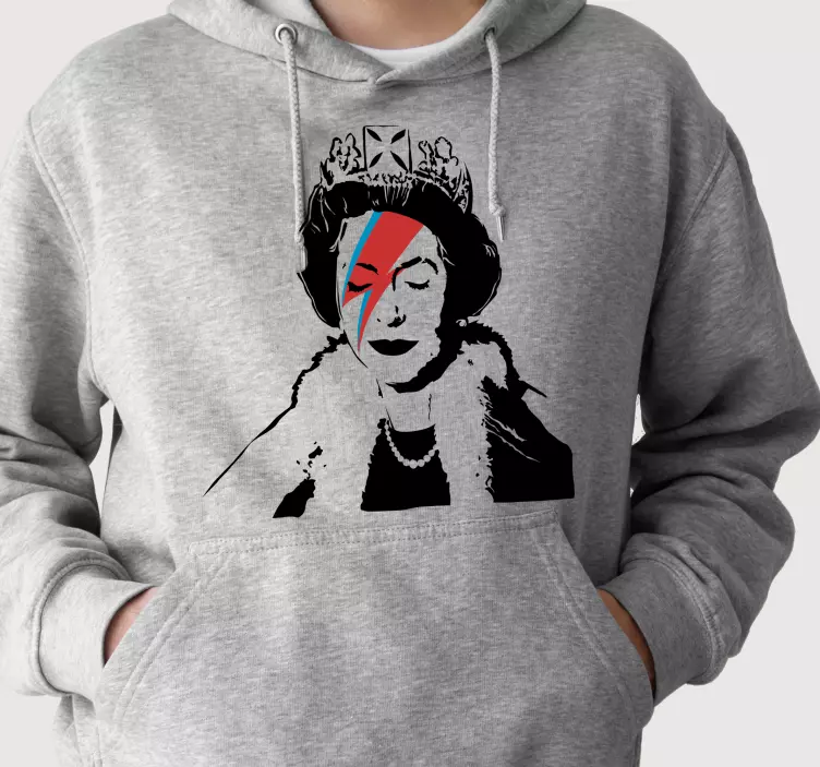 Camiseta famoso Reina Isabel ll - TenVinilo