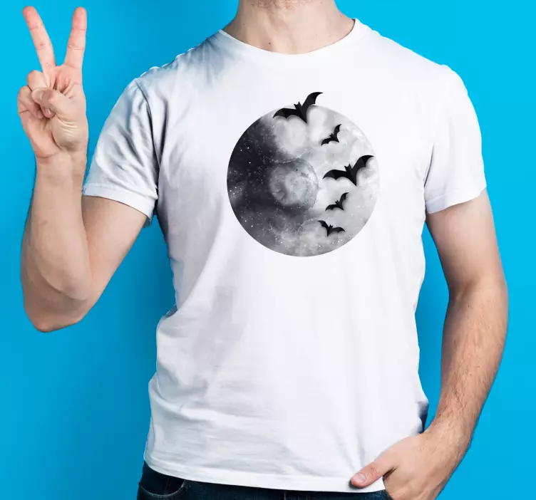 Camiseta Halloween de luna - TenVinilo