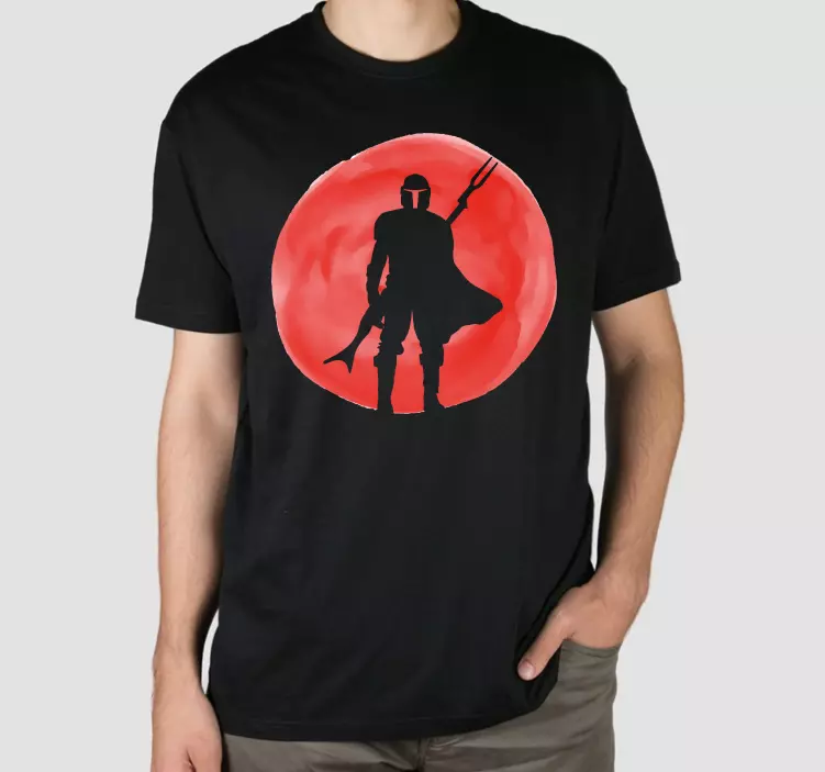 Samurai mandaloriano camiseta personalizada - TenVinilo