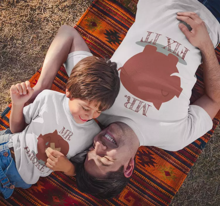 Exclusiva Camiseta Mr broke it & Mr fix it - TenVinilo