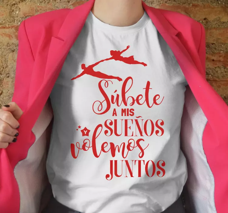 Camisetas parejas Volemos juntos - TenVinilo