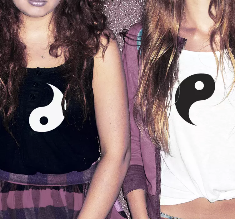 Camisetas parejas Yin y yang - TenVinilo