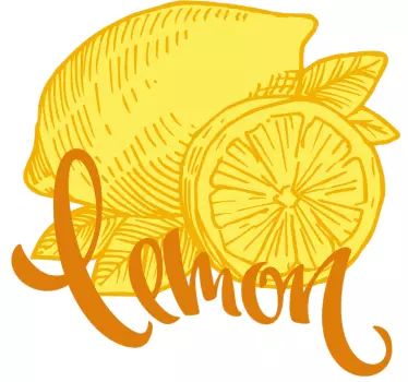 Camiseta concepto fruta limón - TenVinilo