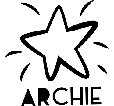 Camiseta niños archie con estrellas estampadas - TenVinilo