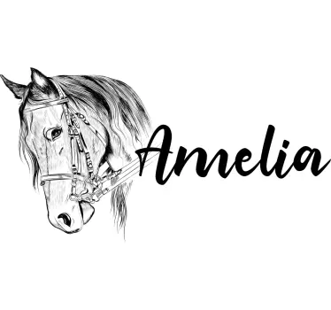 Camiseta niños Caballo personalizado - TenVinilo