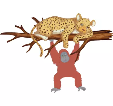 Camiseta niños aventura divertida de animales - TenVinilo