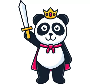 Camiseta niños aventura del rey panda - TenVinilo