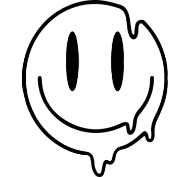 Camiseta niños Icono de smiley líquido - TenVinilo
