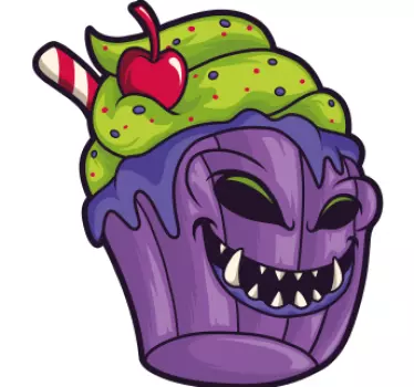 Camiseta niños expresión de cupcake sorprendido - TenVinilo