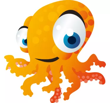 Camiseta niños Camiseta pulpo de dibujos animados - TenVinilo