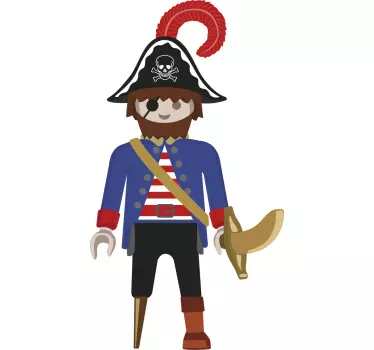 Camiseta niños disfraz de pirata - TenVinilo