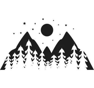 Camiseta niños vista escénica de montaña - TenVinilo