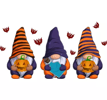 Camiseta niños reunión de gnomos de halloween - TenVinilo