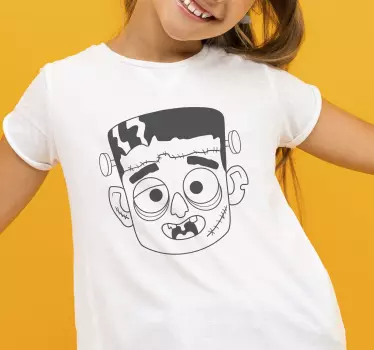 Camiseta de Halloween Niño frankestein - TenVinilo