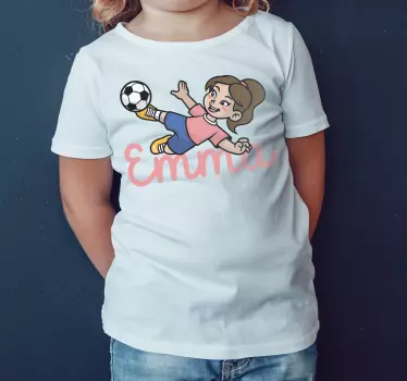Camiseta niños aventura de fútbol divertida - TenVinilo