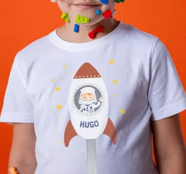 Camiseta niños aventura espacial - TenVinilo