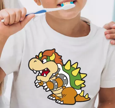 Camiseta niños Camiseta de bowser - TenVinilo