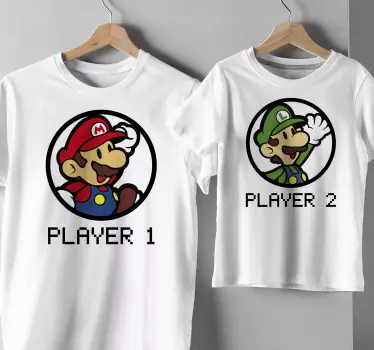 Camiseta niños Camiseta mario y luigi - TenVinilo