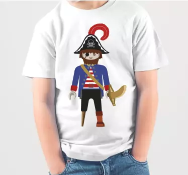 Camiseta niños disfraz de pirata - TenVinilo