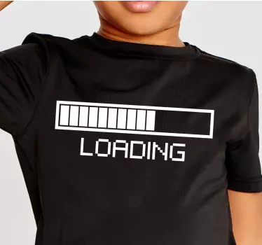 Camiseta niños gráfico de carga progresiva - TenVinilo