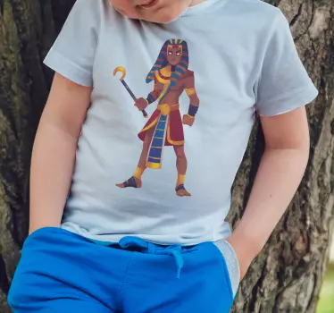 Camiseta niños pharaoh character tee - TenVinilo