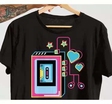 Camiseta niños símbolo de cinta retro - TenVinilo