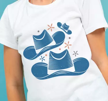 Camiseta niños y gorros de playa elegantes - TenVinilo