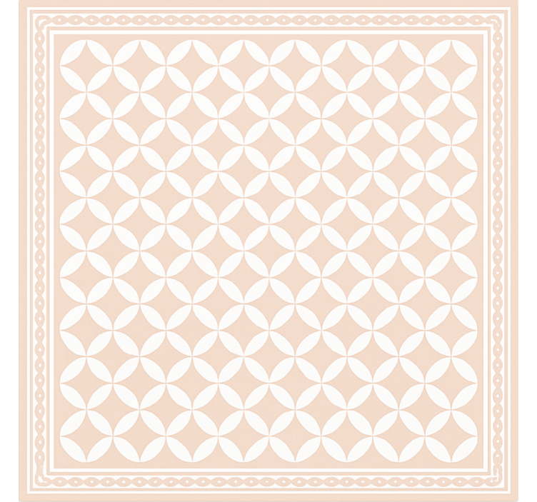 Alfombra de vinilo para cocina mosaico rosa pálido - TenVinilo