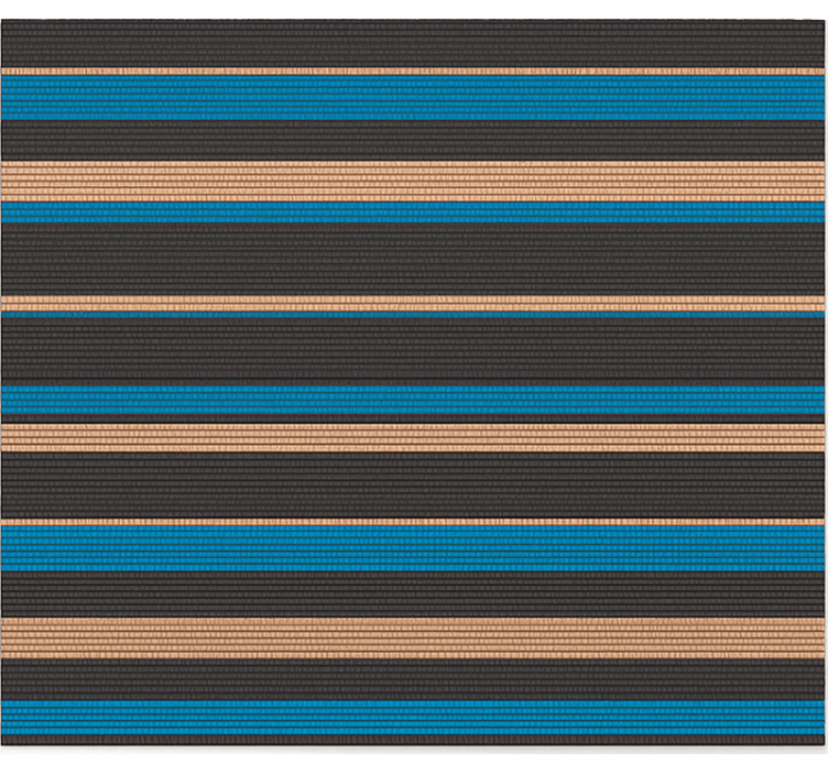 Alfombra de vinilo para cocina efecto tejido en tono oscuro - TenVinilo