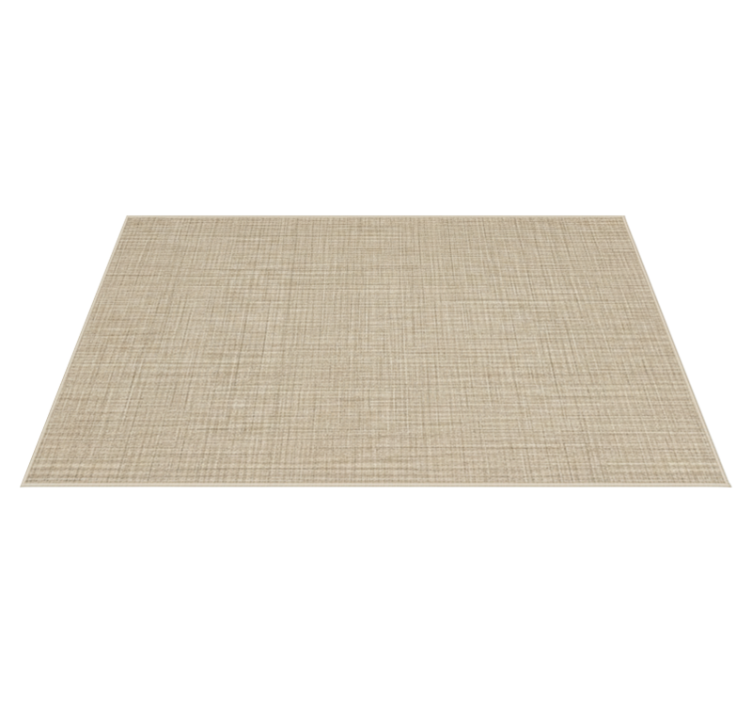 Alfombra vinílica imitación efecto tela beige - TenVinilo