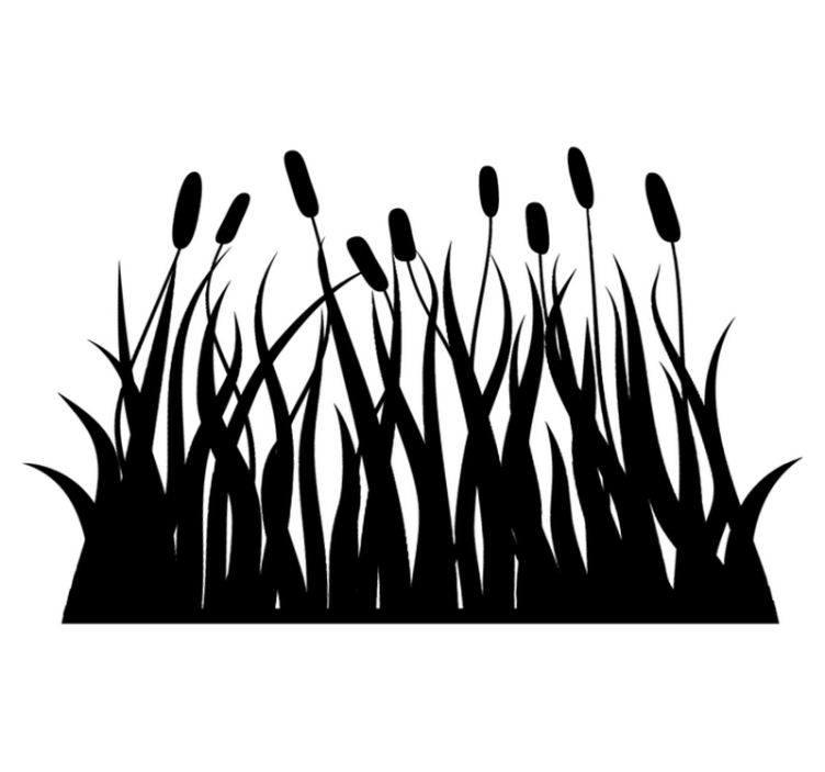 Alfombra vinílica baño juncos en color uniforme - TenVinilo