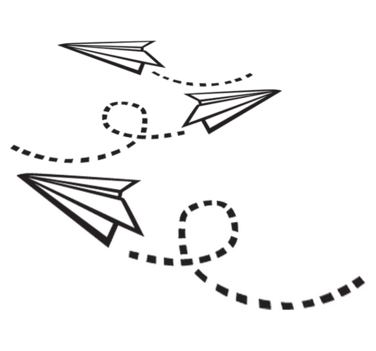 Alfombra vinílica juegos vinilo decorativo aviones - TenVinilo