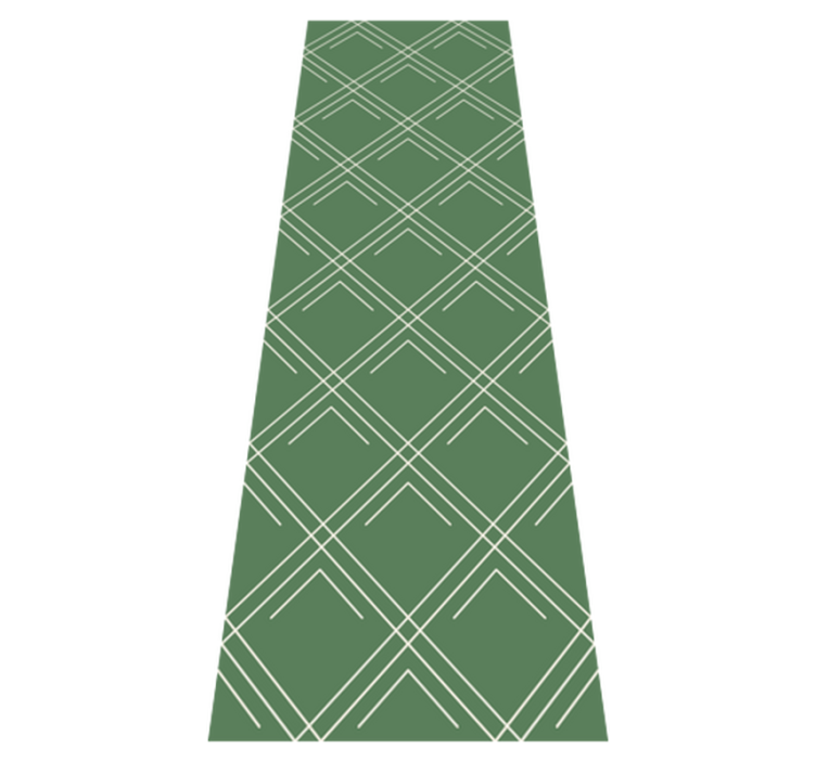 Alfombra vinílica oficina cuadrados verdes elegantes - TenVinilo