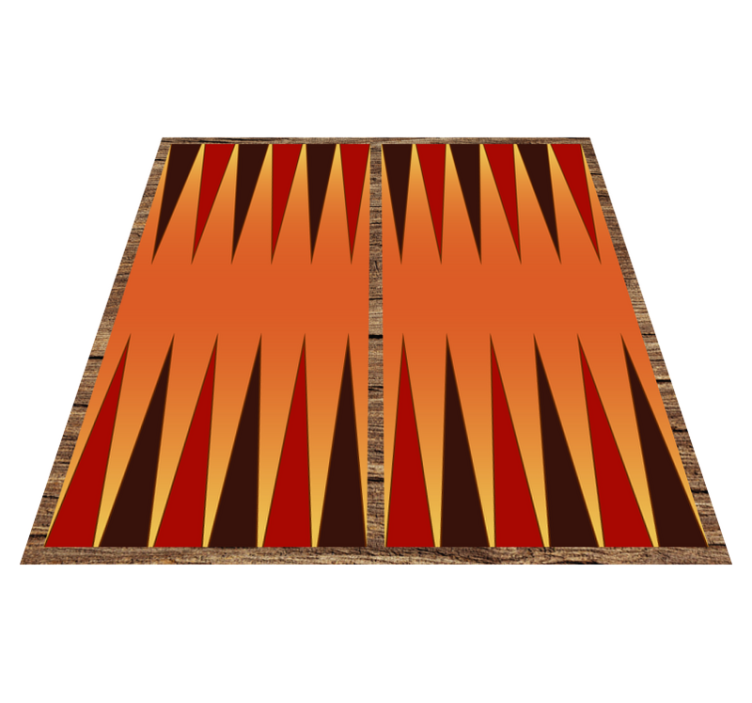 Alfombra vinílica infantil backgammon - TenVinilo