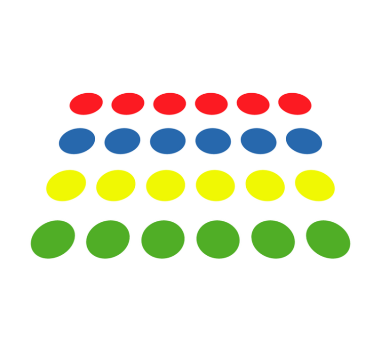 Alfombra vinílica juego twister - TenVinilo