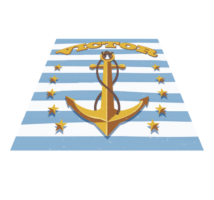 Alfombra vinílica personalizable náutica personalizable - TenVinilo