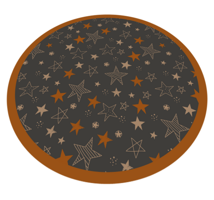 Alfombra vinílica de estrellas motivos celestes - TenVinilo