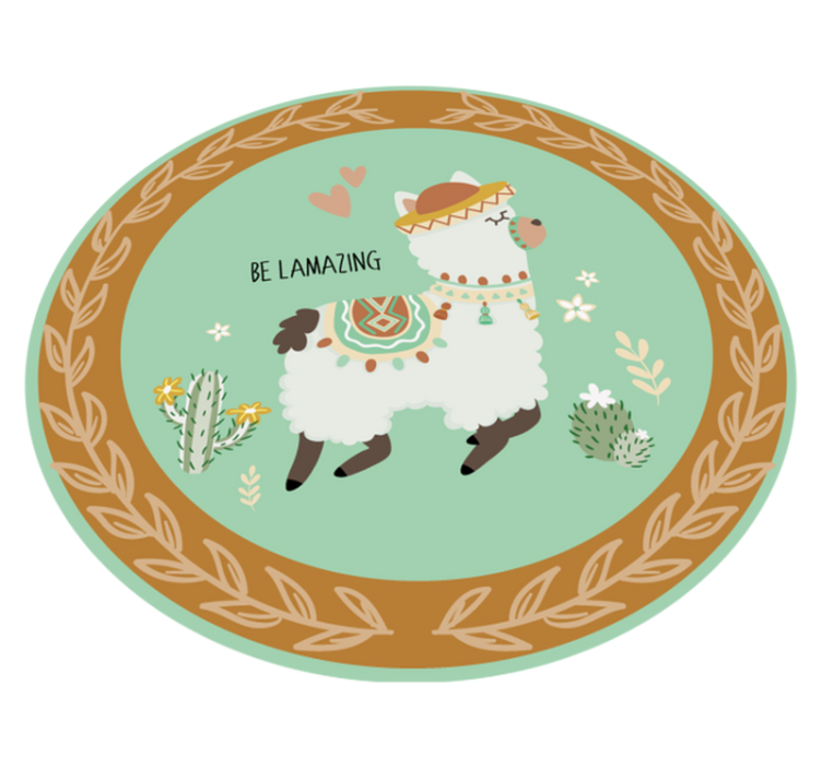 Alfombra vinílica animales ser llamativo - TenVinilo