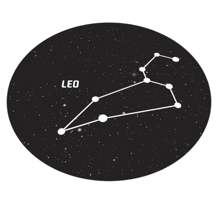 Alfombra vinílica de estrellas constelación astronomía - TenVinilo